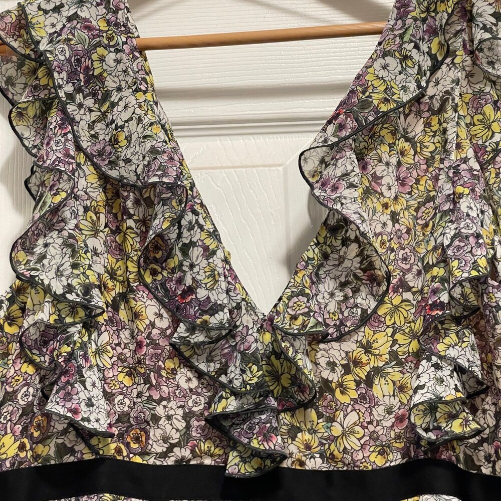 Floral Ruffle Maxi Dress - Picture 4 of 8